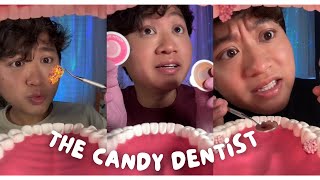 ASMR | Top 4 Dentist Eats Candy from your Teeth Compilation 🦷