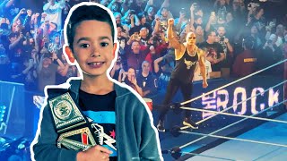 Isaac Goes to WWE Monday Night RAW Day 1 (The Rock Returns)