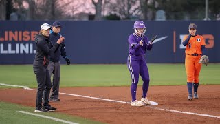 Softball - Wildcats Set Program Record with Six Homers in 12-0 Run-Rule at Illinois (4/5/23)