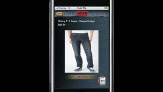 Levis iPhone Application screenshot 1