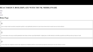 react redux boilerplate