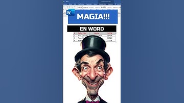TRUCO mover filas en Word #shorts #word #wordtricks #opofimatica