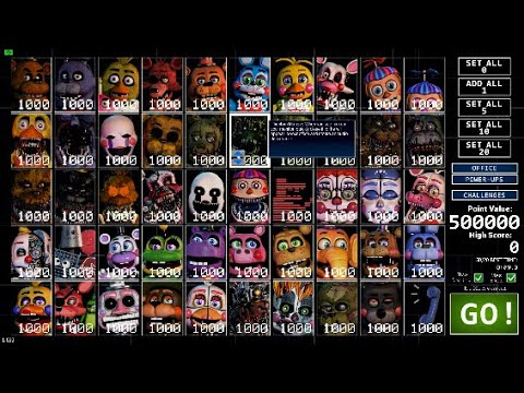 I made a 50/1000 mode mod for FNAF UCN (part 2 in description)