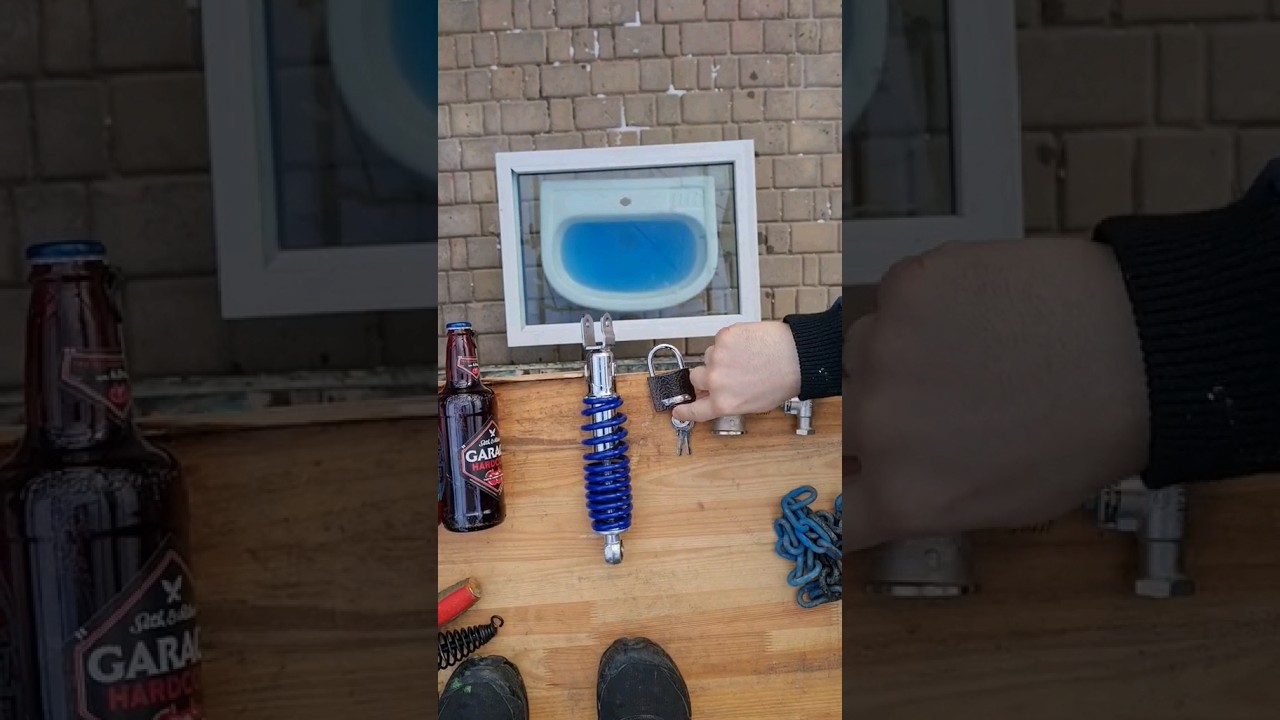 Breaking windows and glass with stone tools and rings 