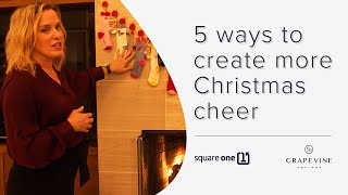 5 Easy and Fun Home Christmas Decor Ideas | Holiday DIY | Quick Design Tips