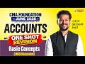 CMA Foundation Accounts | One Shot Revision | Basic Concepts | June 26 Exam | CA CS Shrikant Patil