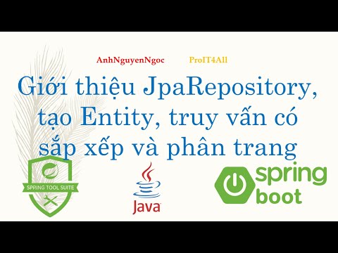 Video Bài 5: Truy vấn dữ liệu với JPARepository trong Spring... - youtube