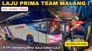 AGAK LAEN MEMANG BUS YANG SATU INI‼️SAMPAI MALANG MASIH GELAP🔥 - Trip Laju Prima Jakarta - Malang