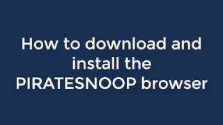 How to browse the internet anonymously using Piratesnoop Browser screenshot 5