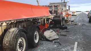 UPDATE: Serious Crash Between Snowplow And Vehicle On I-29 Near Reynolds, ND