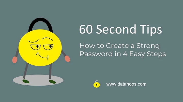 Cybersecurity Awareness Training-How to Create a Strong Password in 4 Easy Steps