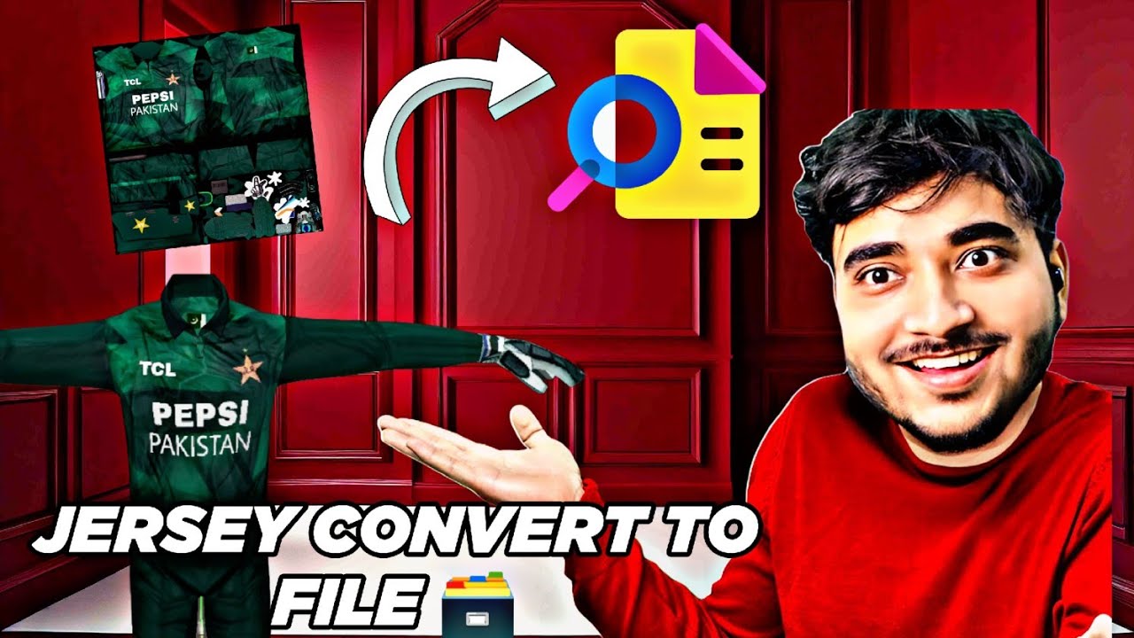 How to Convert Jersey To File 🗃️ In Real Cricket Any Game ? 💀