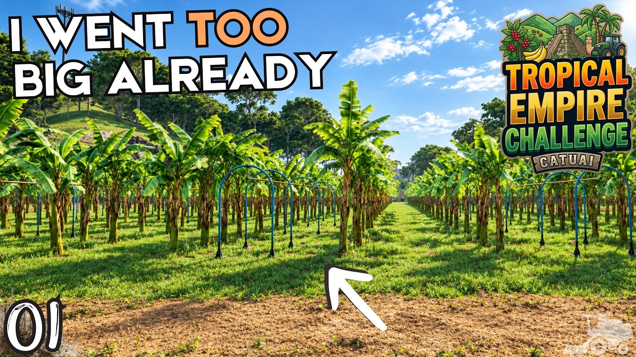 Here we go, banana's already put us in trouble! | Farming Simulator 25 - Catuai