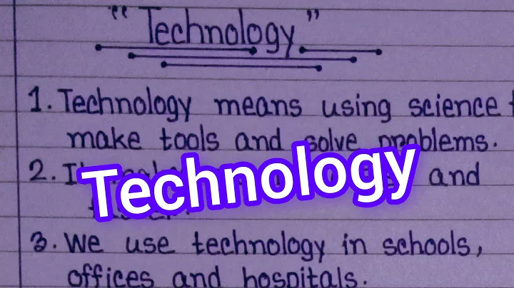 10 lines essay on Technology in English!! Technology essay writing!! Essay on Technology!!