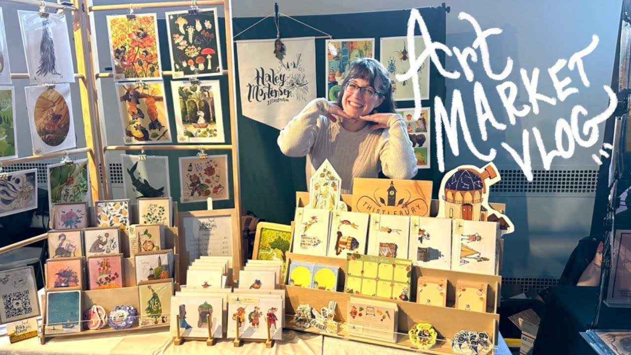 Art Market Vlog - Cleveland Bazaar Holiday at 78th Street Studios 2023