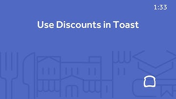 Use Discounts in Toast