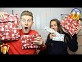 £50 PRESENT SWAP WITH 13 YEAR OLD SISTER!! (OPENING CHRISTMAS PRESENTS EARLY)