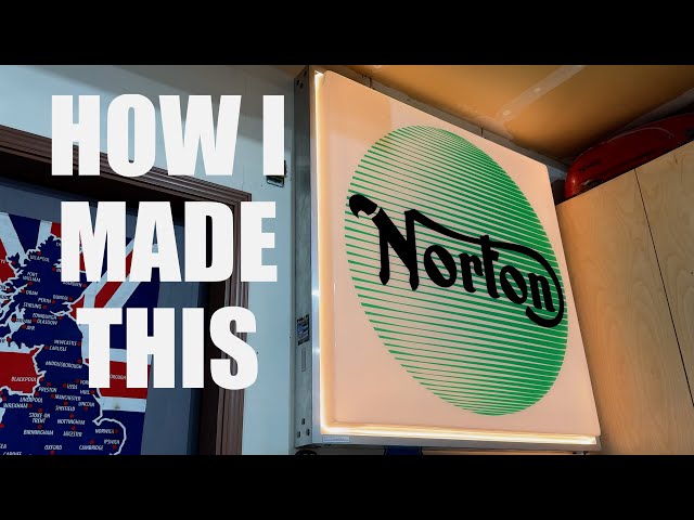 I Saved a Rare '70s Norton Motorcycle Dealership Sign with a