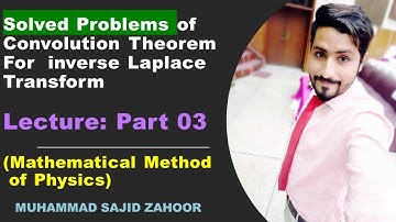 Convolution theorem| Solved Problems | inverse Laplace transform| Part 3| in Hindi #laplace