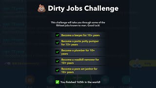 BitLife Dirty Jobs Challenge