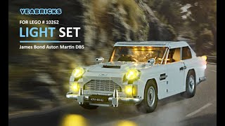 BRICKBUMS LED KIT FOR LEGO 10262 JAMES BOND ASTON MARTIN DB5