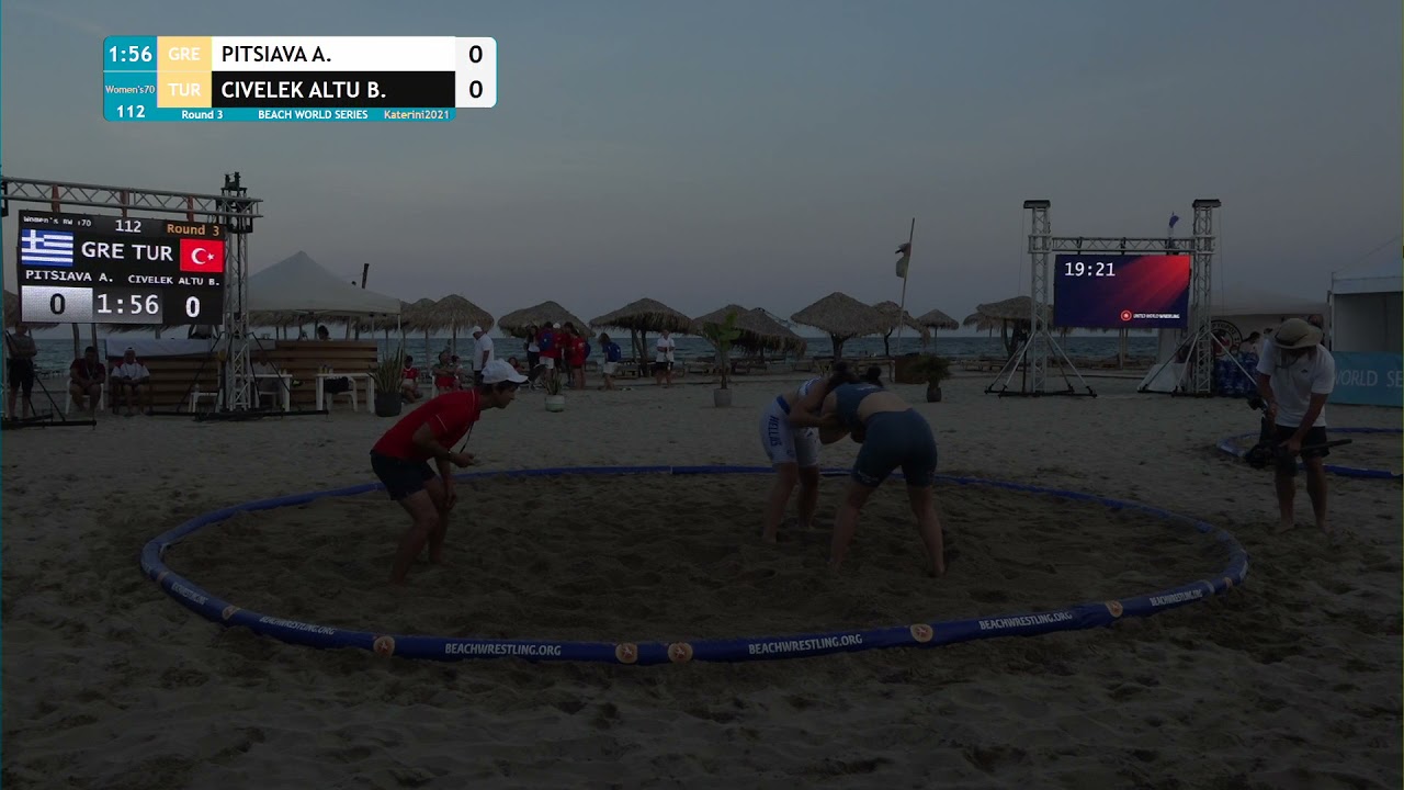 Round 3 Women's BW - +70 kg: A. PITSIAVA (GRE) v. B. CIVELEK ALTU (TUR)