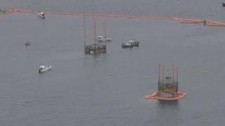 辺野古海底調査を再開 埋め立てへ政府強行
