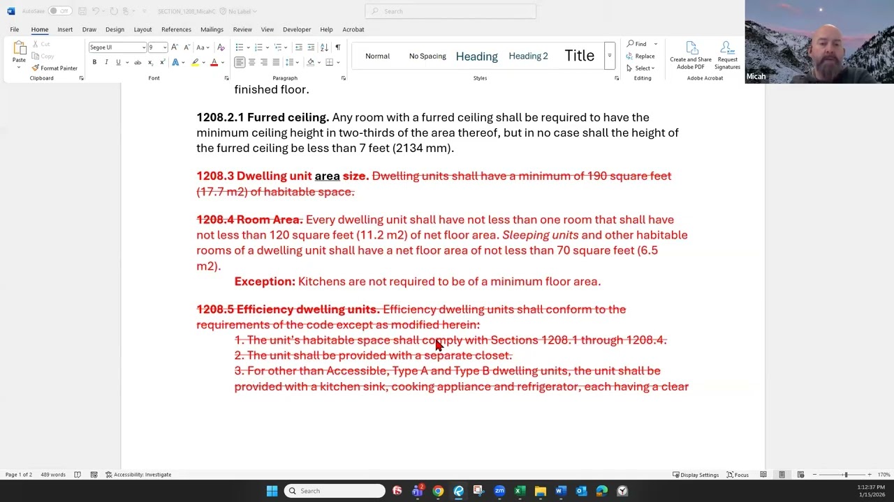 SBCC IBC TAG Meeting - January 15, 2026
