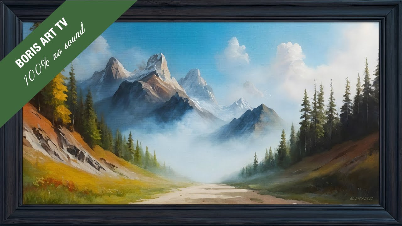 Frame tv art mountains⛰ | TV wallpaper | 4K | no sound | 10 hours🖼📺