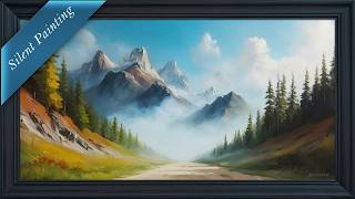 Misty Mountain Valley 🏔️ 10 Hour 4K Frame TV Art Screensaver | No Sound screenshot 4