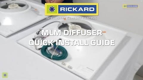 MLM Diffuser - Quick Install Guide