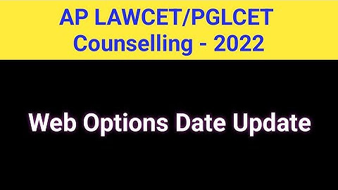#AP LAWCET 2022 Web Options date update #sampath information