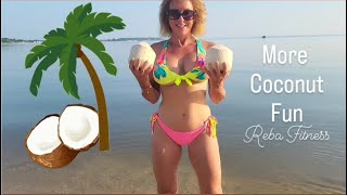 Coconut Workout On The Beach | Reba Fitness