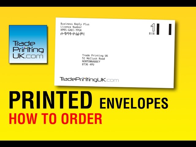 PRINTED ENVELOPES from Trade Printing UK - features