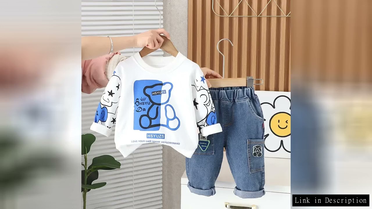 2024 New Spring Baby Boy Clothes 1 to 5 Years Causal Cartoon O-neck Pullover Long Sleeev T-shirts an