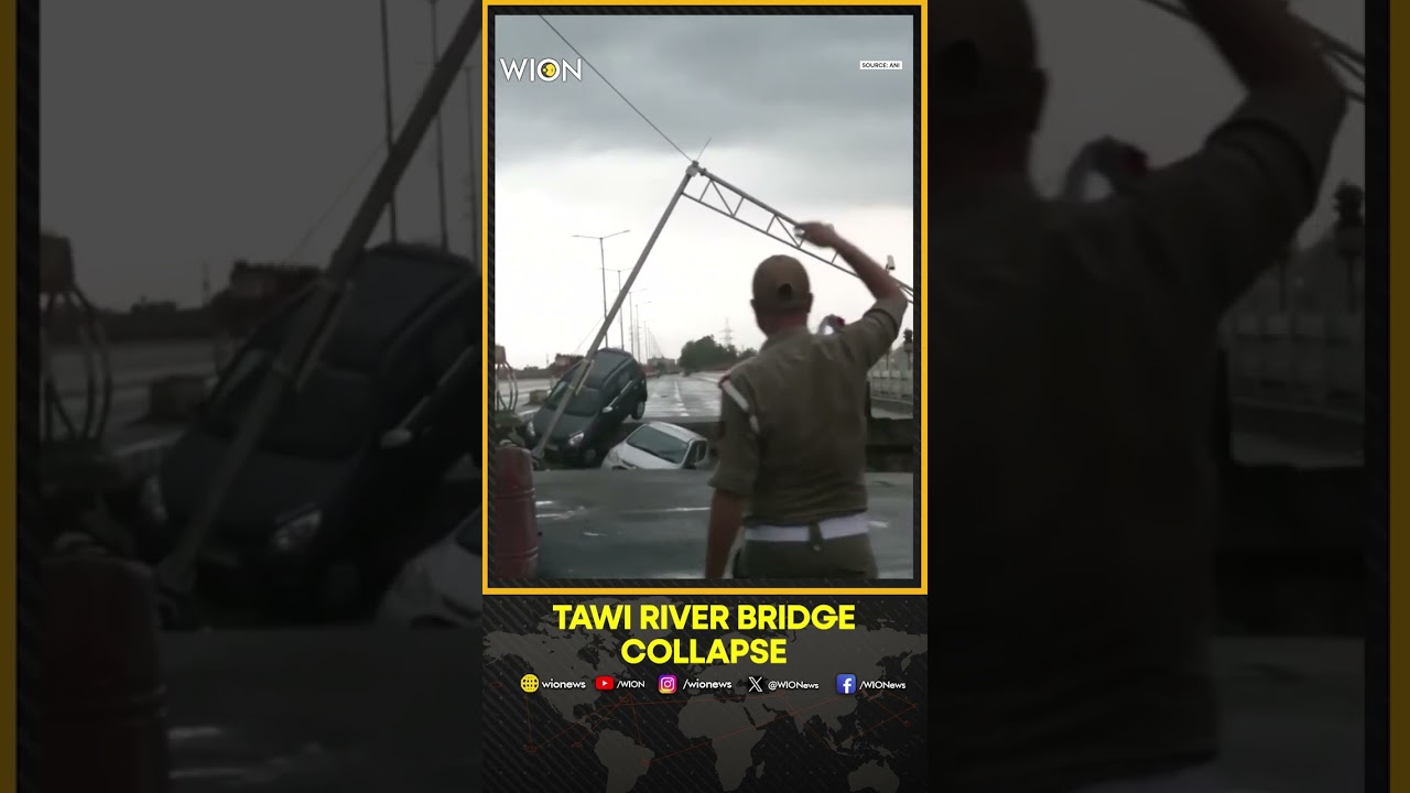 J&K: Heavy Rainfall in Jammu Leads to Bridge Collapse And Flooding | WION SHORTS