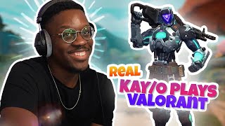 KAY/O's REAL Voice Actor Plays VALORANT!