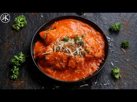 Grilled Chicken in Red Bell Pepper Sauce