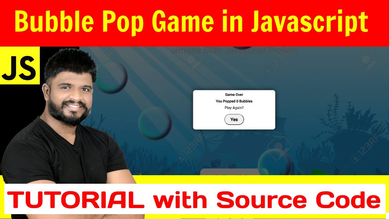 Ep60 Bubble pop Game Javascript tutorial YouTube