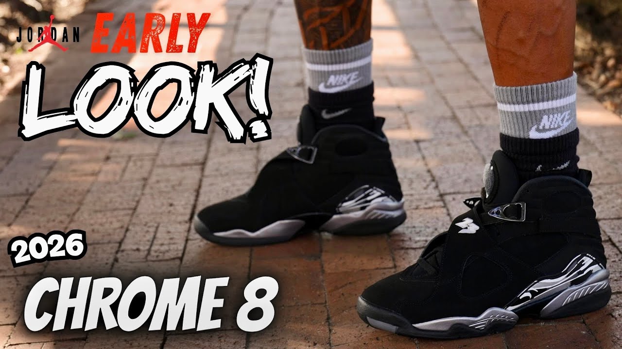 EARLY LOOK!! JORDAN 8 CHROME RELEASING SOONER THAN EXPECTED