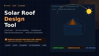 Solar Roof Design Tool – LiDAR & 3D Mapping