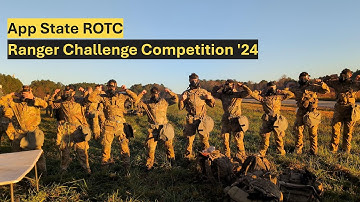 App State Army ROTC: Ranger Challenge Team competing in RCC24.