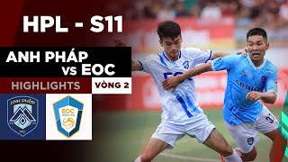 Highlights Anh Pháp - EOC | Bùng nổ hiệp 2, giữ lại 1 điểm #HPLS11