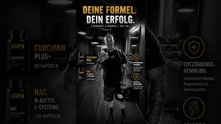 Kein Geheimnis. Keine Magic Pill. 🖤 #GNLaboratories #CurcuminPlus #NAC #Supplements #HybridAthlete