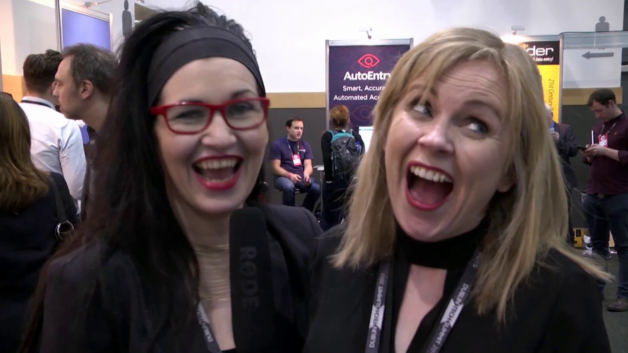 Marian Shanley meets Samantha Kelly, The Tweeting Goddess at DTS in The Convention Centre Dublin