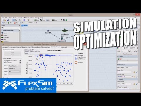 【薪威科技】FlexSim模擬最佳化-OptQuest