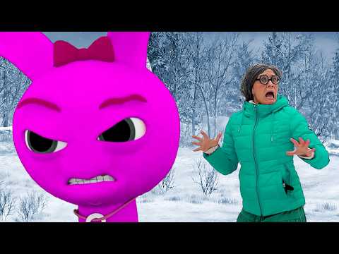 Super Granny & Pinki Incredibox Sprunki VS Thief in real life Animation