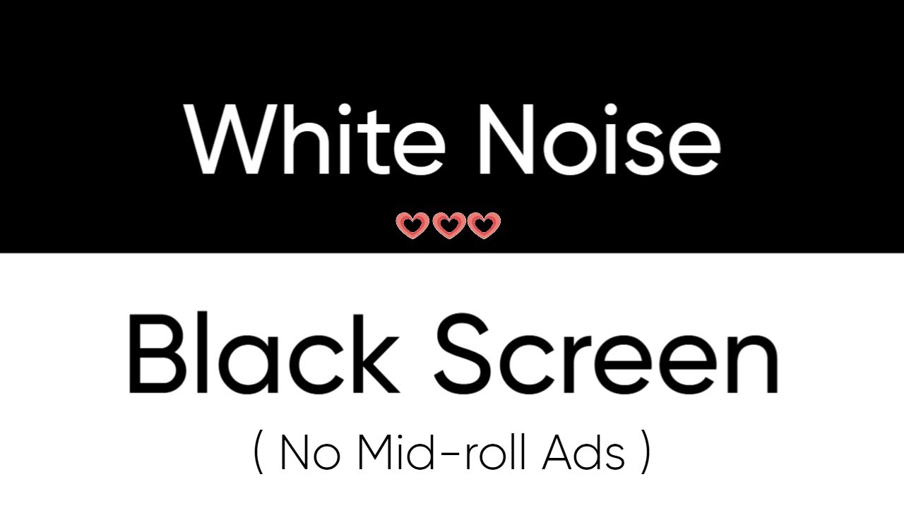 Black Screen | White Noise | 12 Hours of Deep Focus Tone for Focus and Meditation (No Ads)