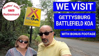 We Tour Gettysburg Battlefield KOA with Bonus Battlefield Footage