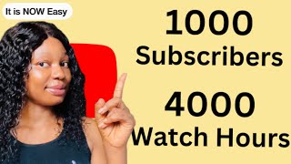Getting 4000 Watch Hours Is Easy (Here is How To Do it)